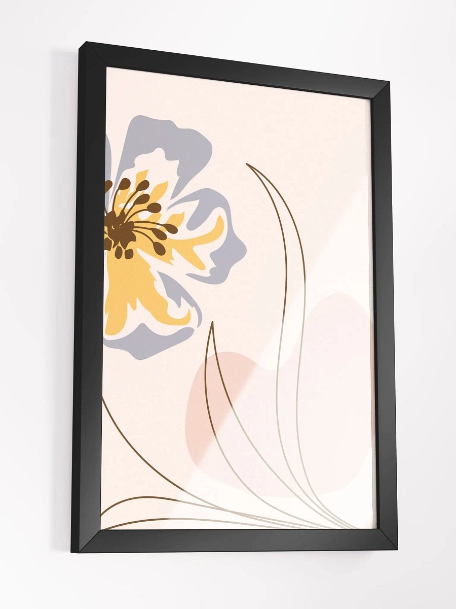 Minimalist Floral Abstraction Framed Poster product image (15)