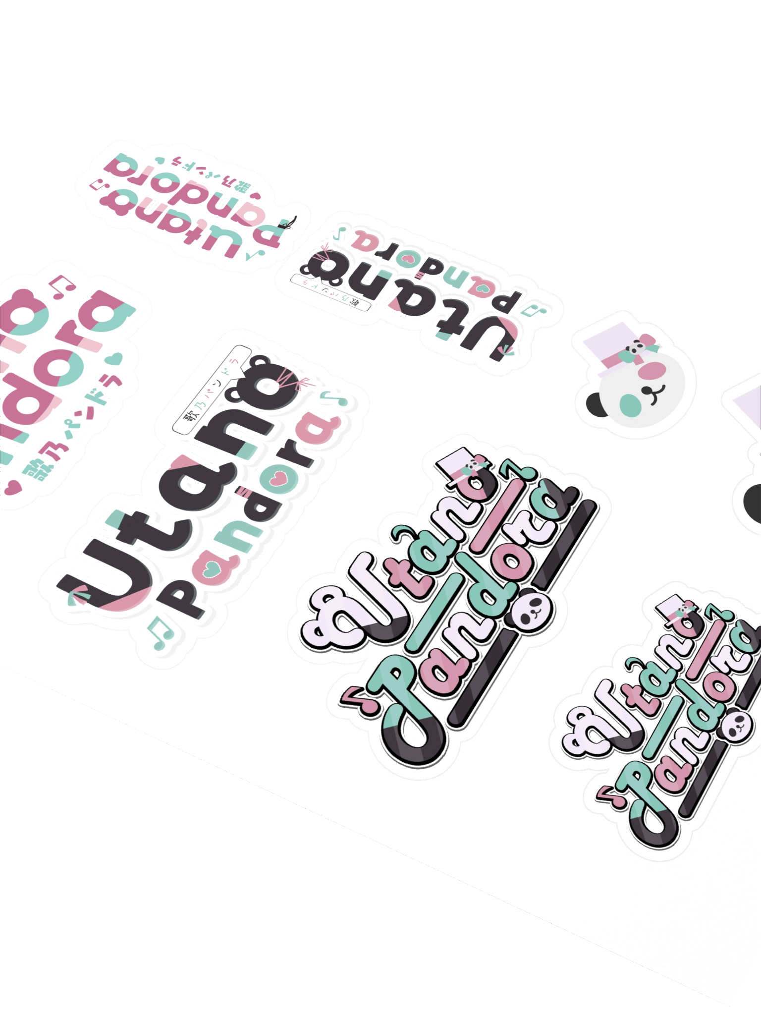 Utano Pandora Logo Collection Stickers A product image (2)