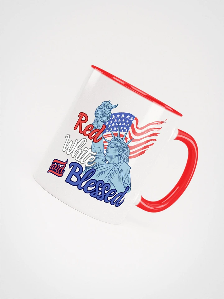 Red, White And Blessed Mug product image (2)