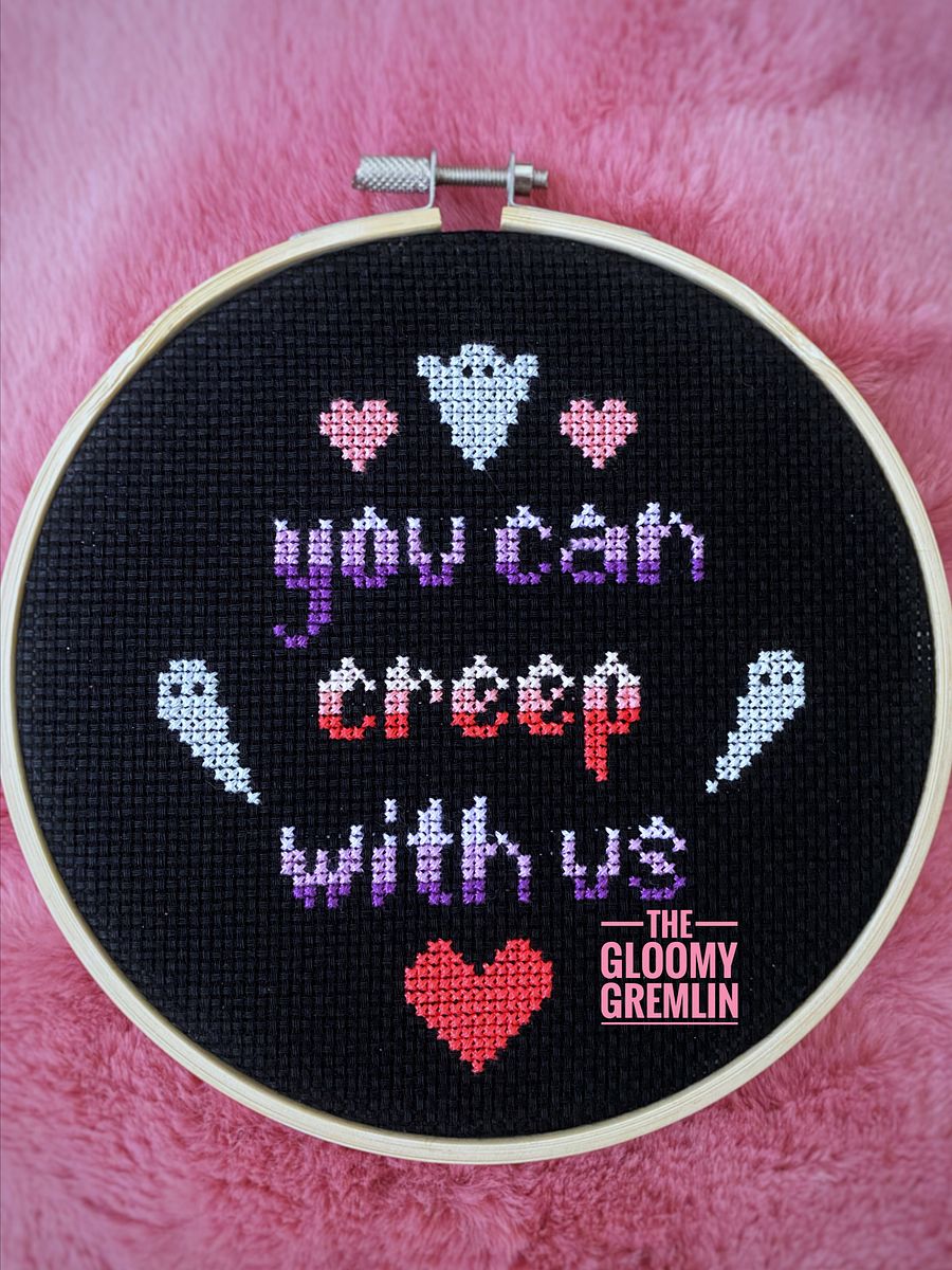You Can Creep With Us - Cross Stitch Pattern product image (1)