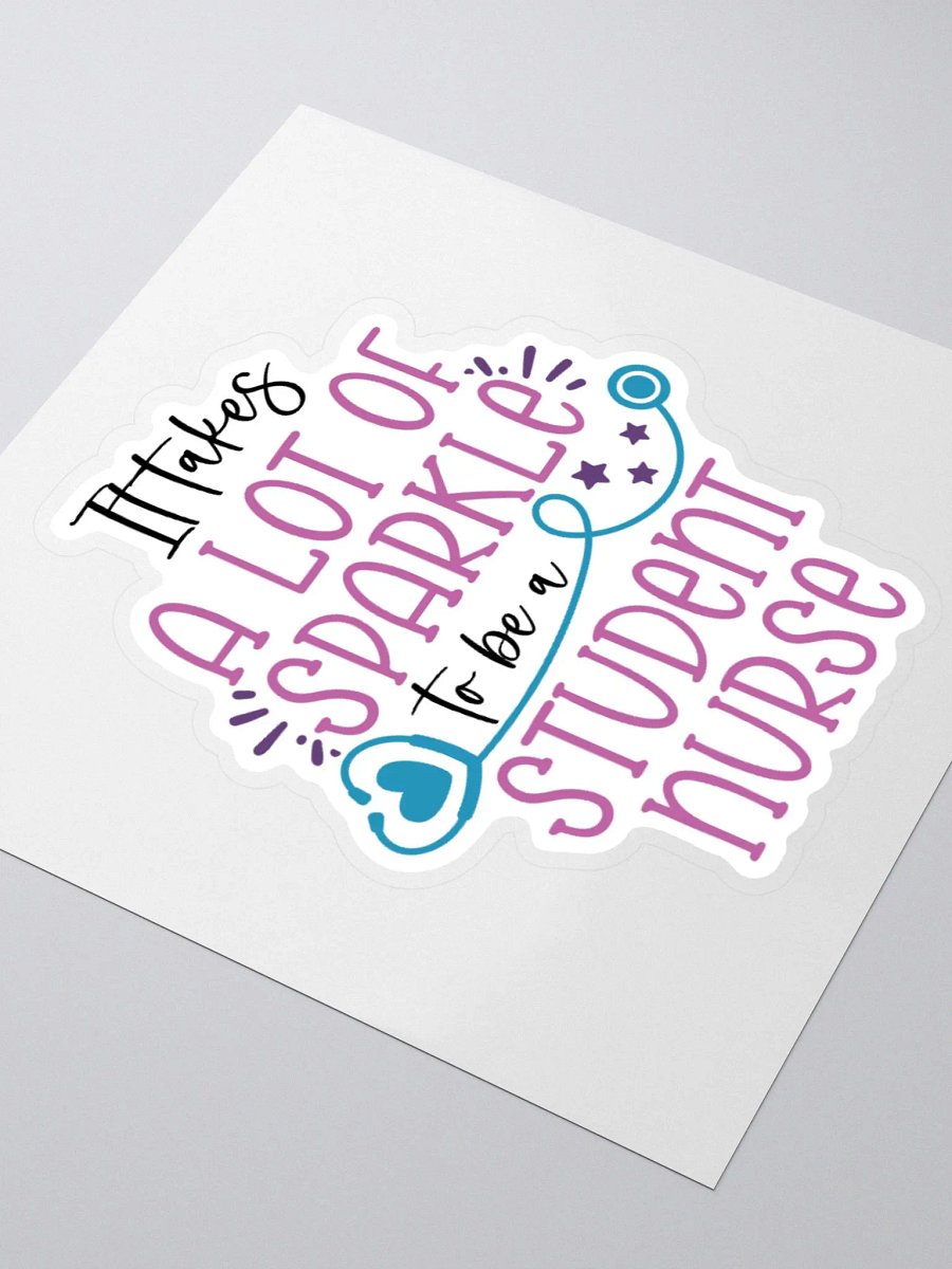 Sparkle Student Nurse Sticker product image (8)