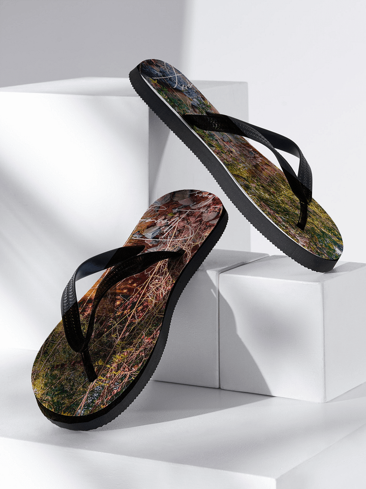 Serene Stream Custom Flip-Flops product image (2)