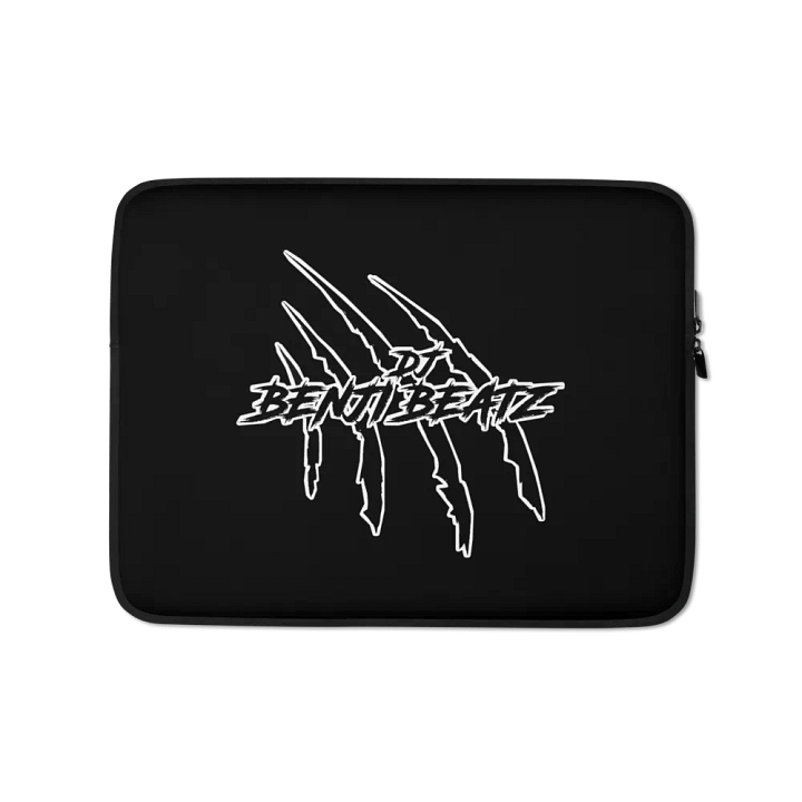 "DJ Benji Beatz Logo" Laptop Sleeve product image (1)