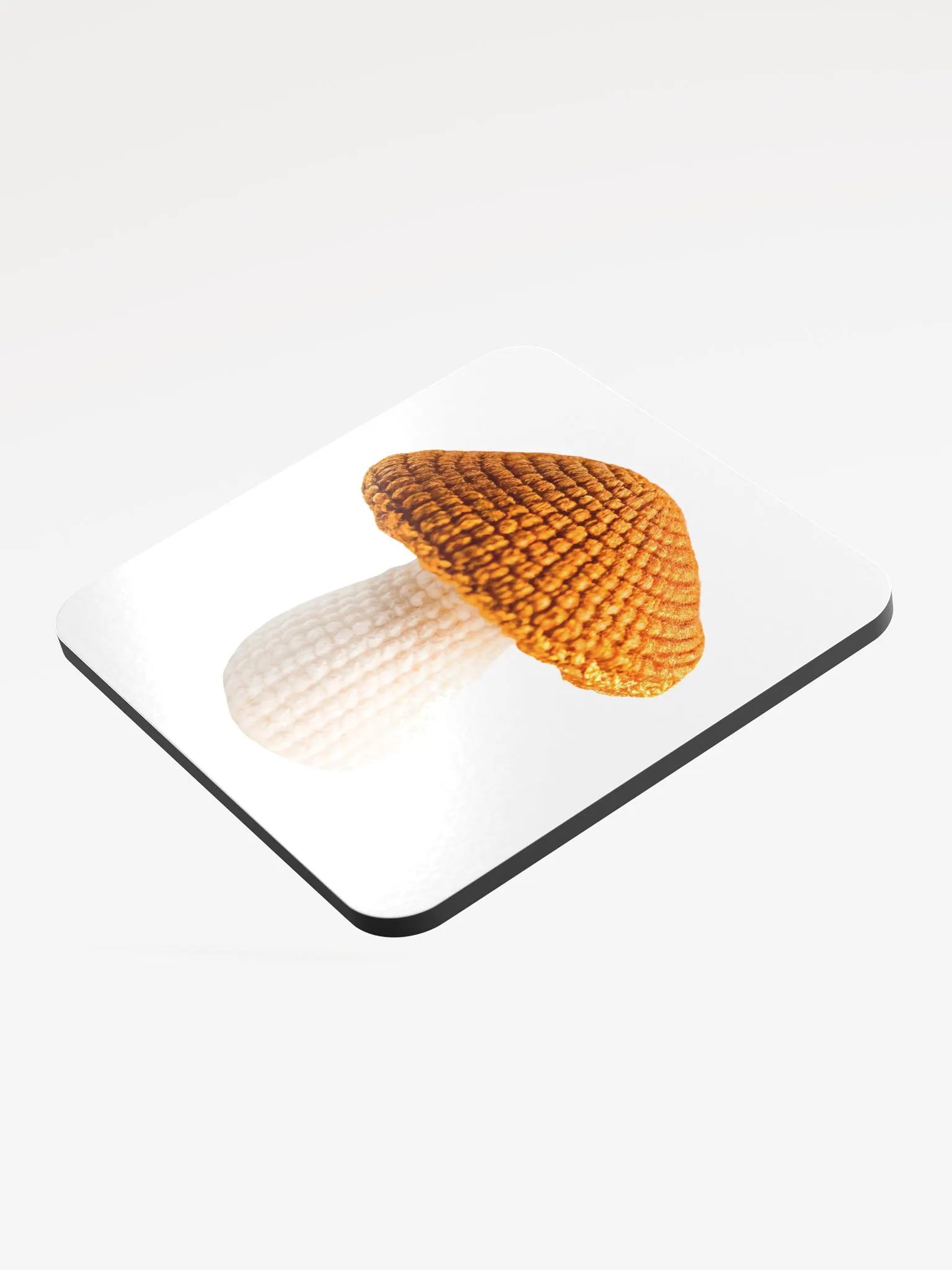 CozyAvocado Glossed Cork Coaster Mushroom #1 product image (3)
