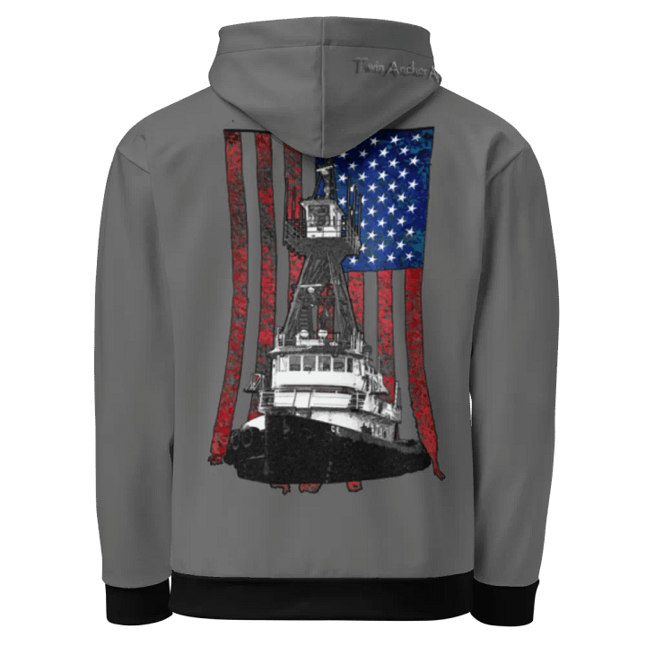 Gray Tug CE & CE Flage Hoodie product image (1)