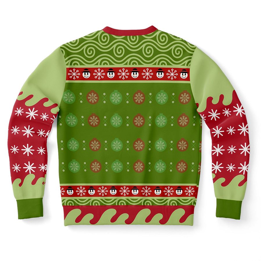 Funny Snowman Christmas Sweatshirt | Winter Holiday Humor Outfit | Unisex Christmas Party Sweater product image (10)