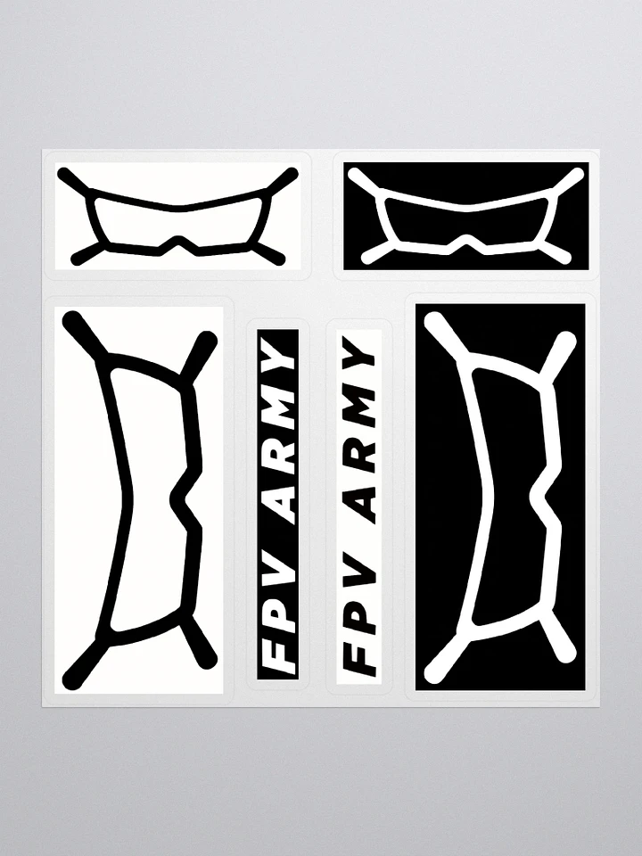 FPV ARMY Stickers (Multi Size) product image (1)