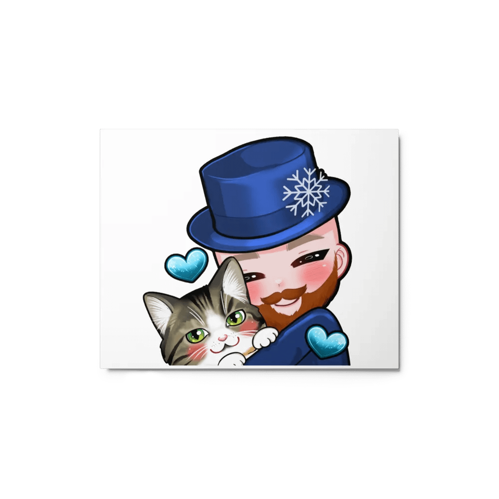 Hug Glossy Metal Print product image (1)