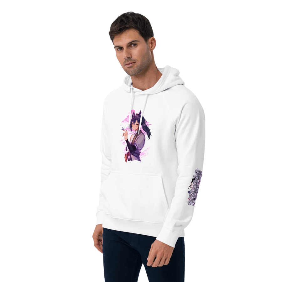 Unisex Eco Raglan Hoodie - Standard | Light Mode product image (5)