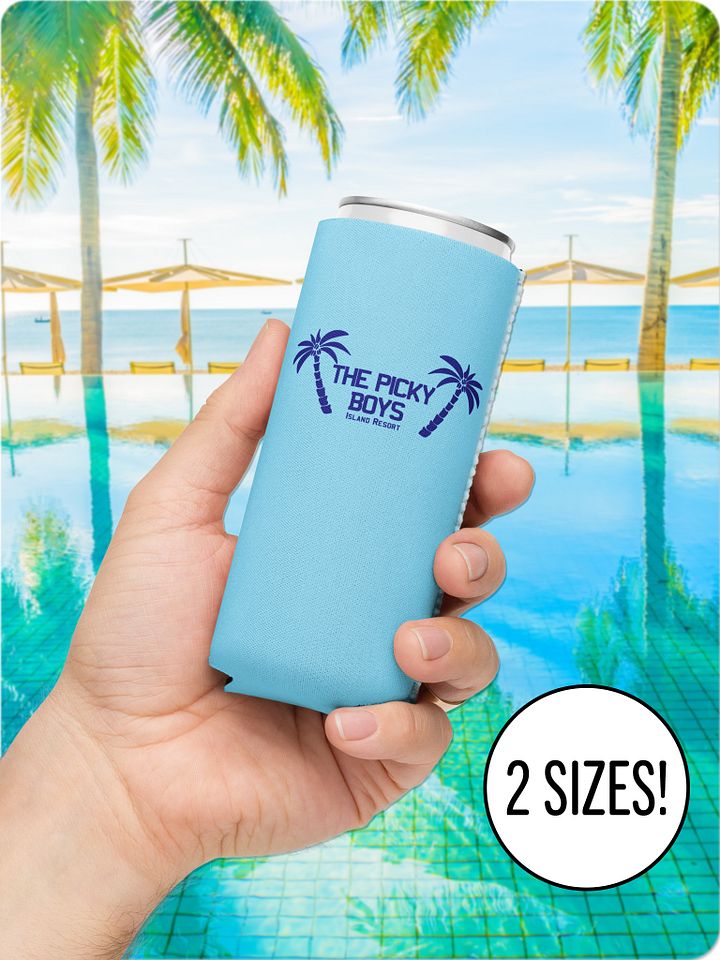 Island Resort Koozie (Blue) product image (1)