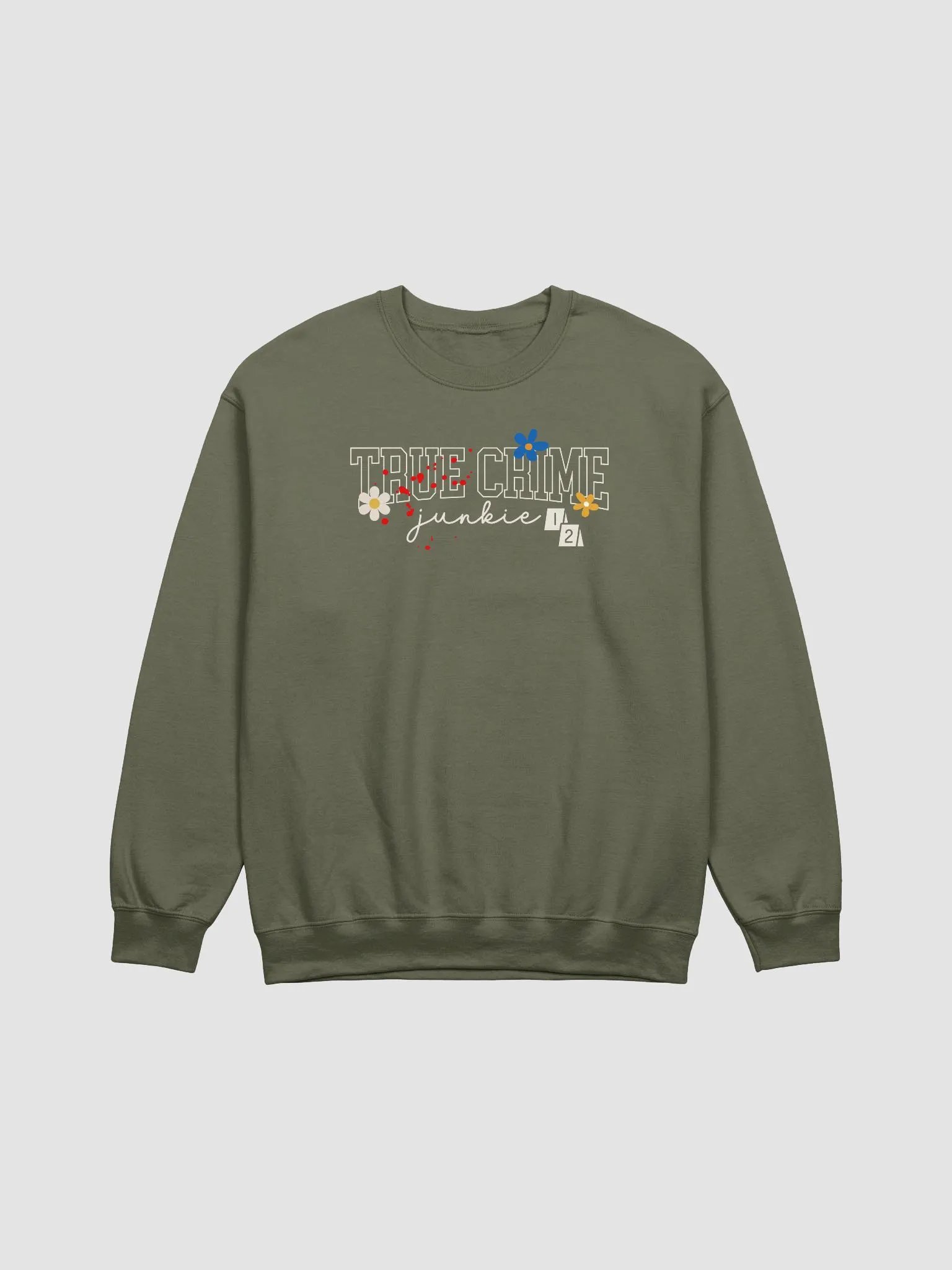 True Crime Junkie Retro Sweatshirt product image (2)