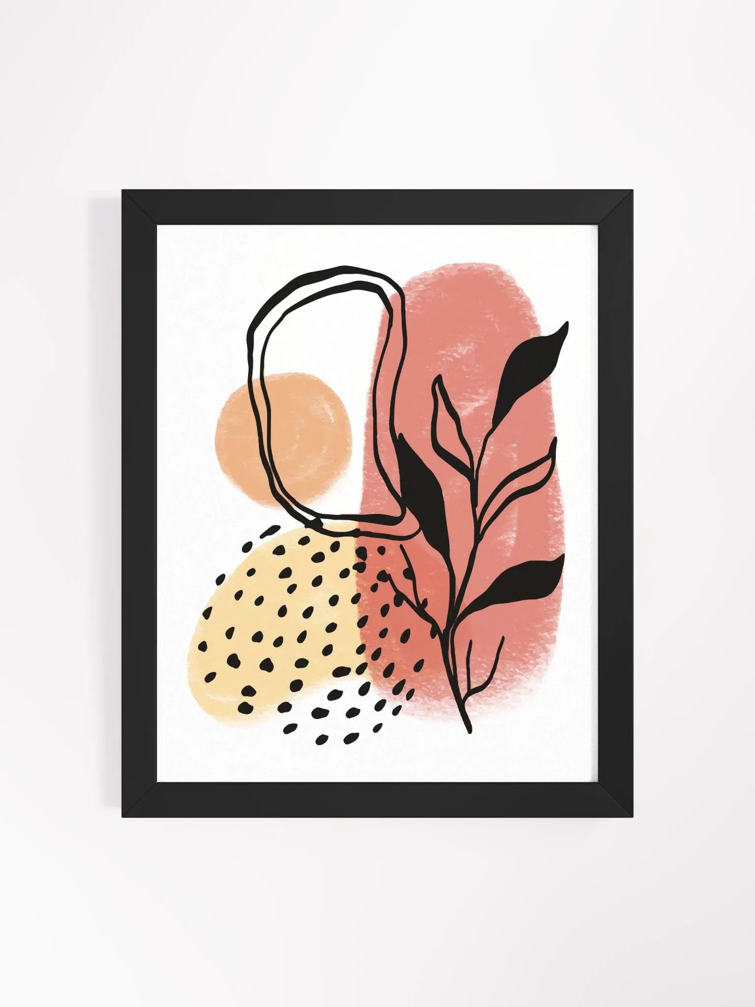 Organic Lines Framed Matte Poster product image (6)