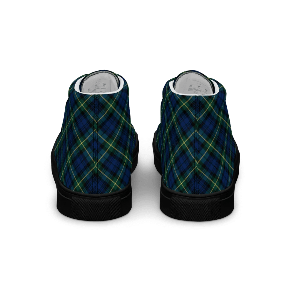 Gordon Tartan Men's High Top Shoes product image (6)