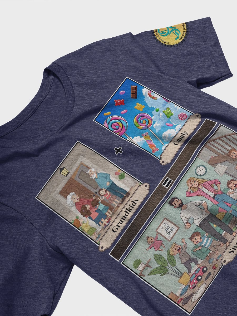 Grandkids + Candy = Sweet Revenge (Both) Bella+Canvas Supersoft T-Shirt Colors (2) product image (26)