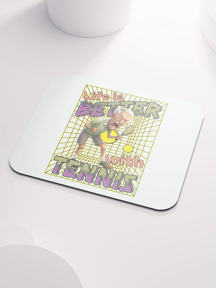Life Is Better With Tennis Male Enthusiast Mouse Pad product image (3)