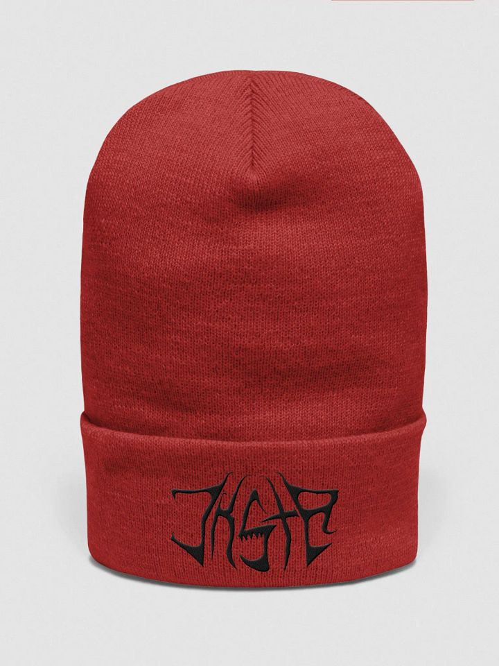 JKSTR Beanie (Red & Black) product image (1)