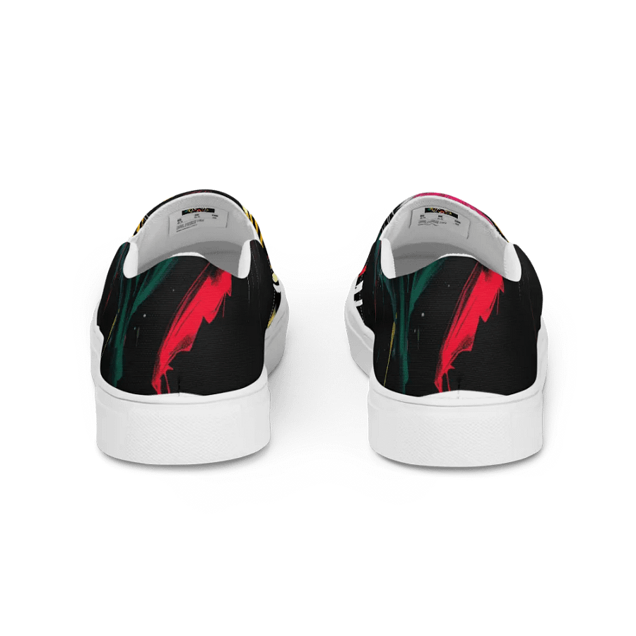 Men's pop art tiger premium canvas Slip-On Shoes product image (4)