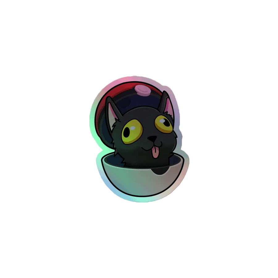 Pokeball Jack Holographic Sticker product image (1)