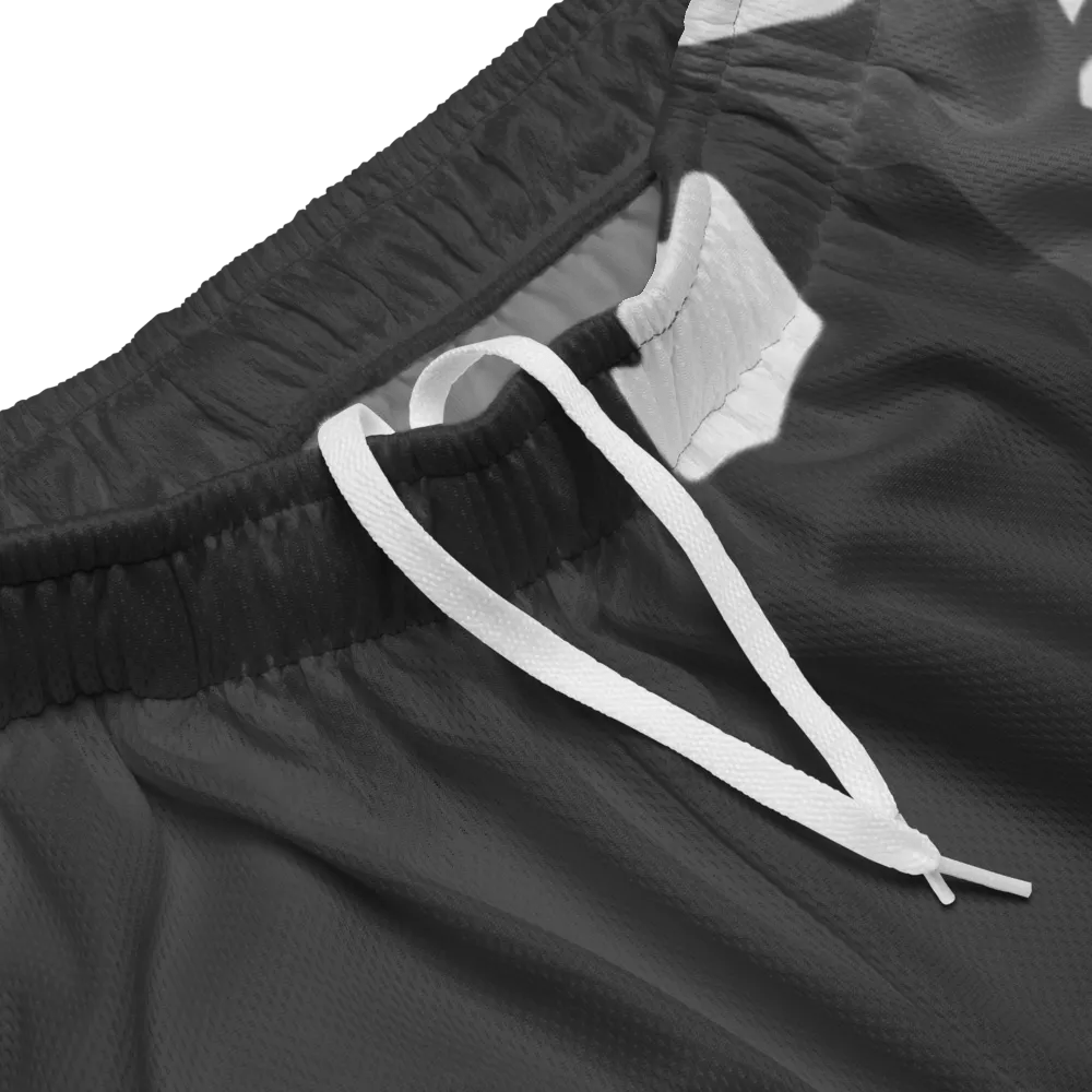 Grey Leopard Unisex Mesh Shorts product image (3)