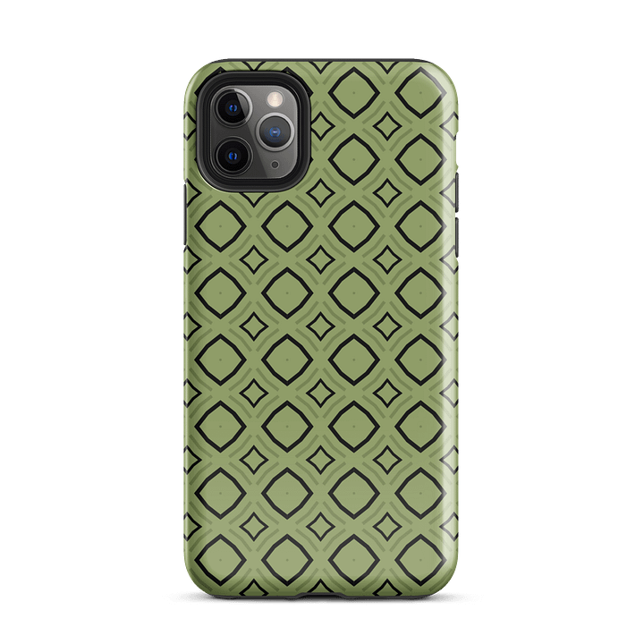 Bumble Delight Geometric Pattern Tough iPhone Case product image (51)