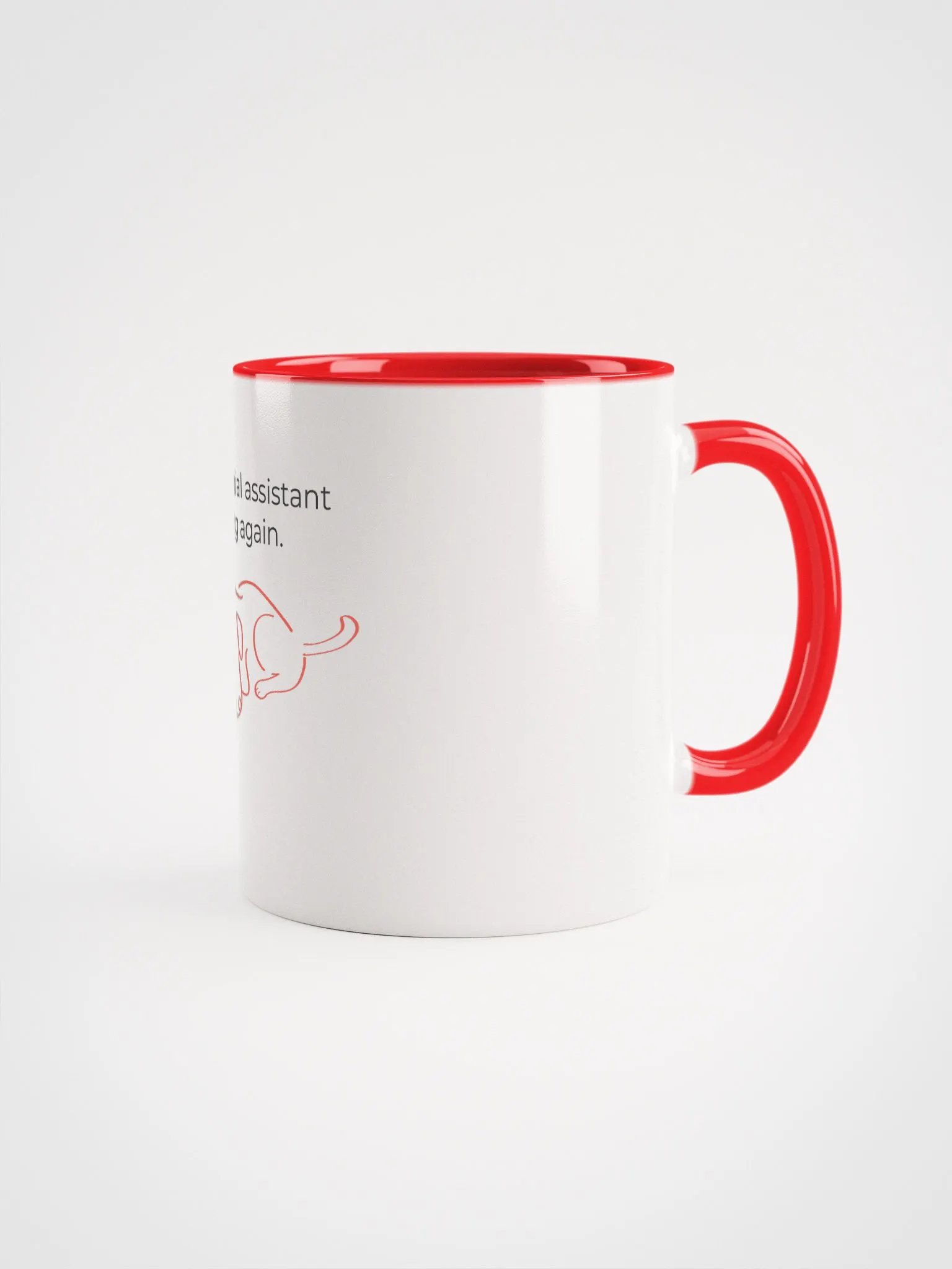 Editorial assistant ceramic mug - dog product image (2)