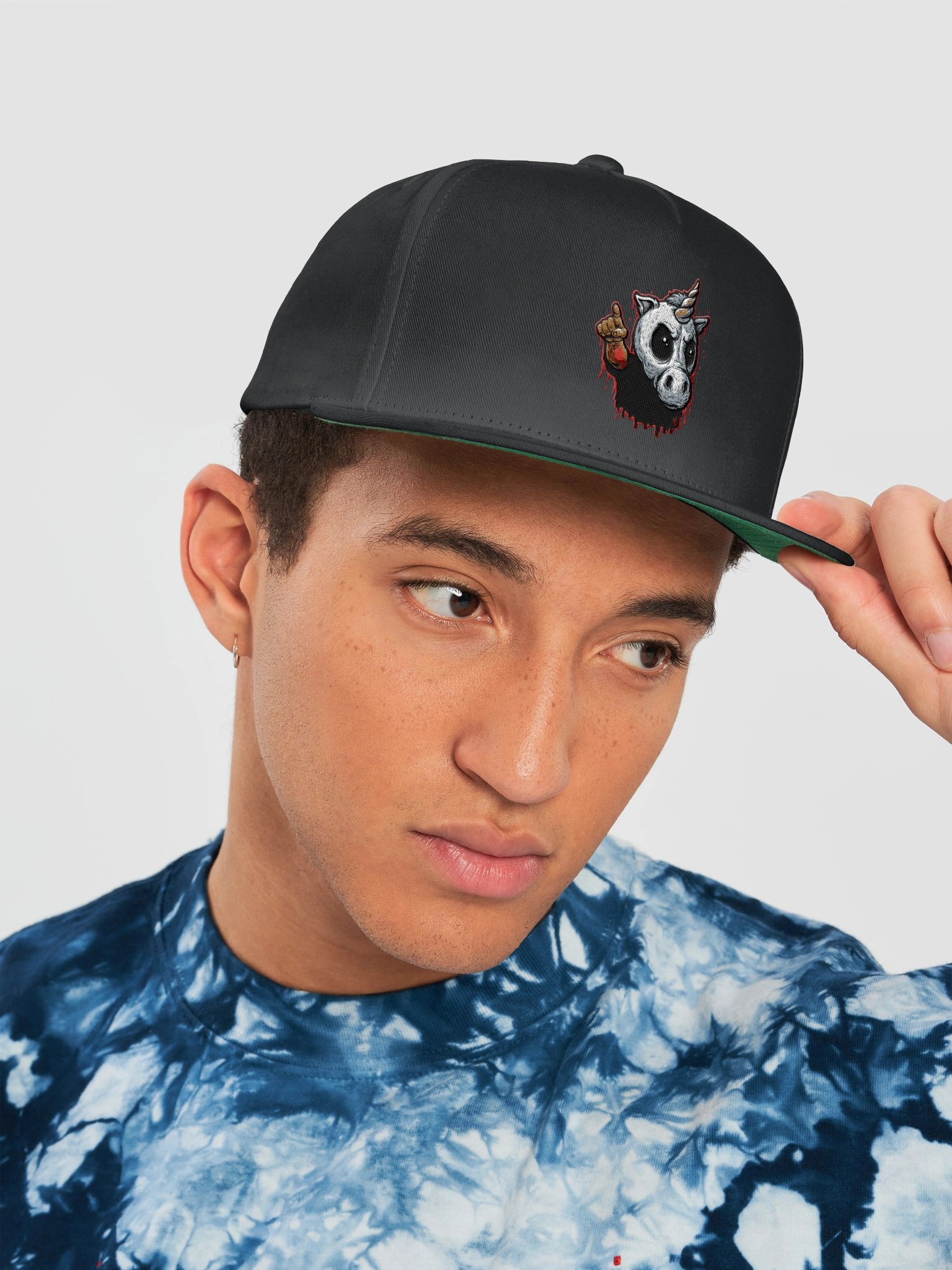 Unicorn Gesture Snapback Cap product image (5)