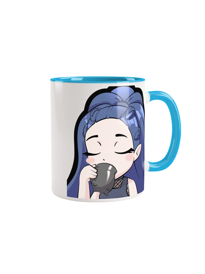 White and Blue Mug product image (1)