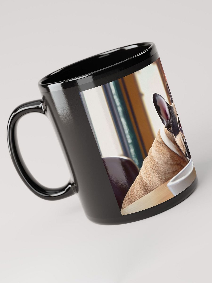 French Bulldog Fun: Black Glossy Mug for Dog Lovers product image (5)
