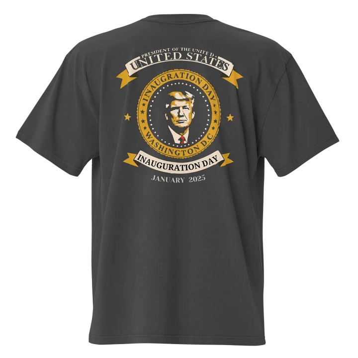 Trump Inauguration Day Ceremony Men's Oversized Tee product image (2)