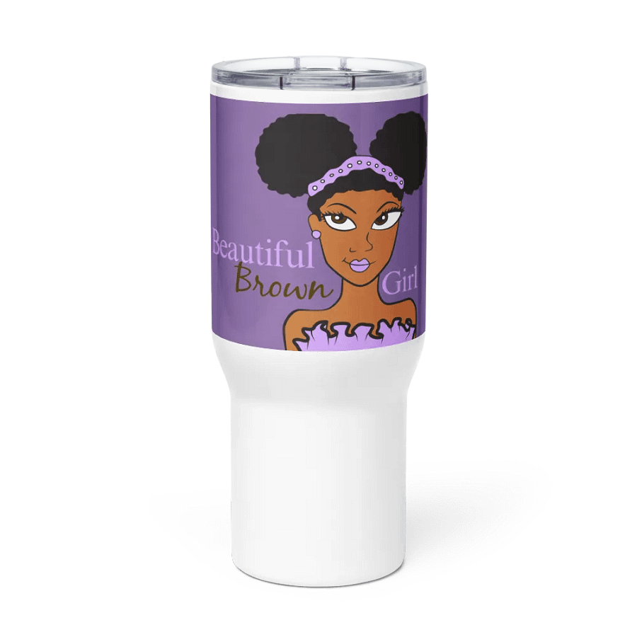 Beautiful Brown Girl Travel Mug - Cinnamon product image (2)