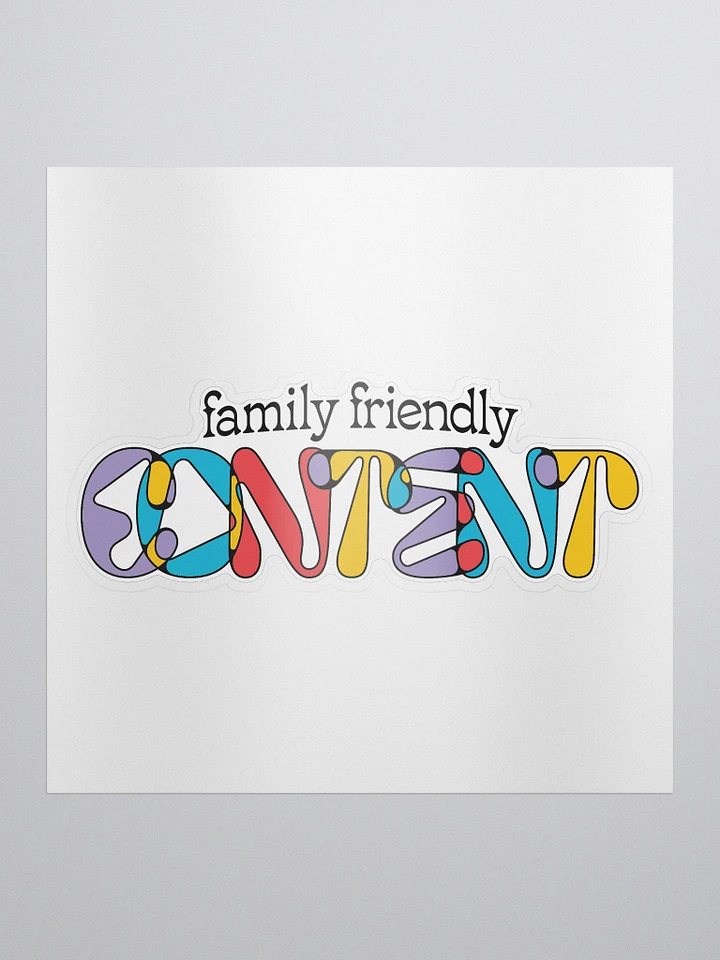 Family Friendly Content Sticker product image (1)