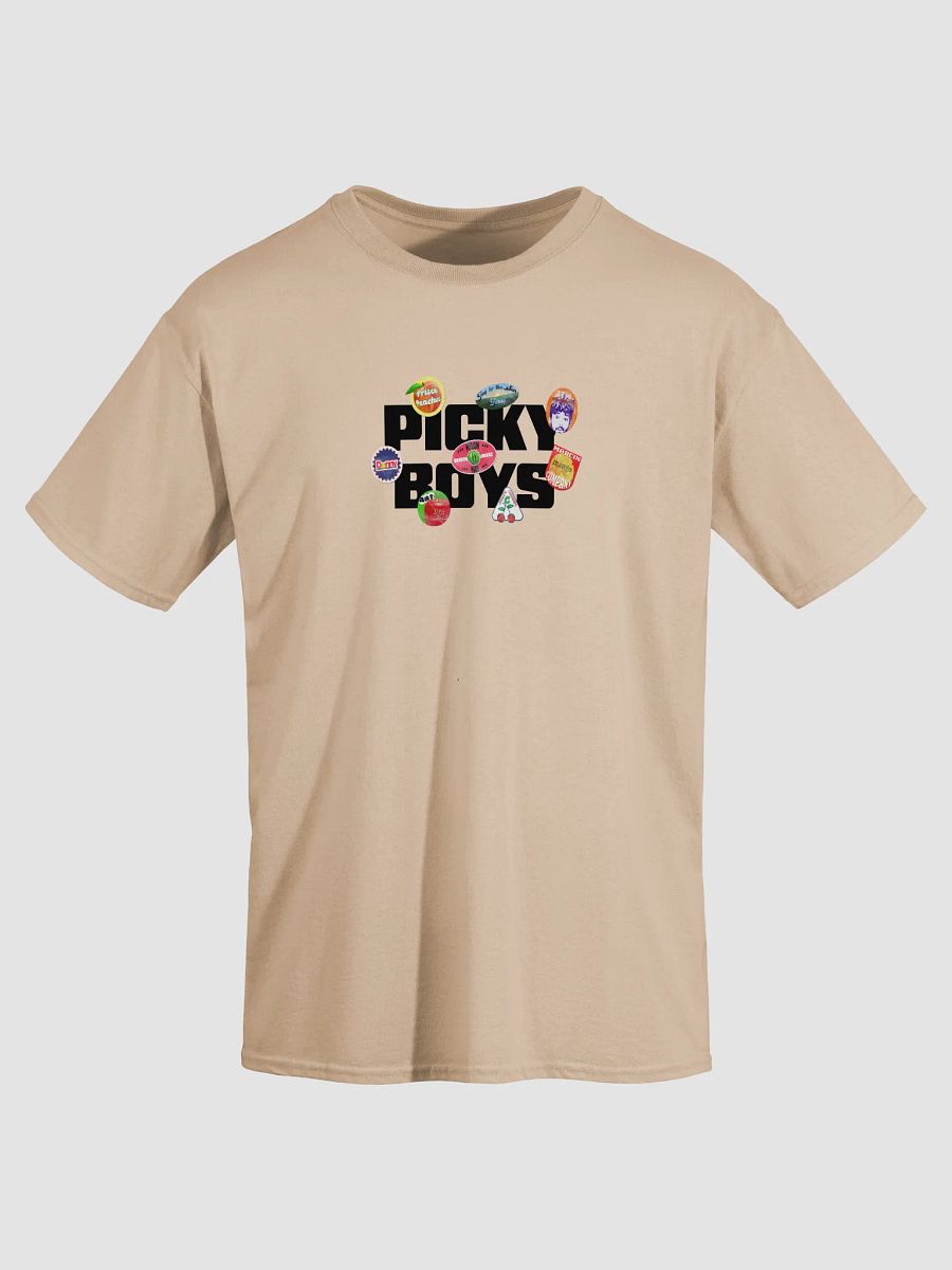 Fruit Stickers T-Shirt (Black) (7 Colors) product image (14)