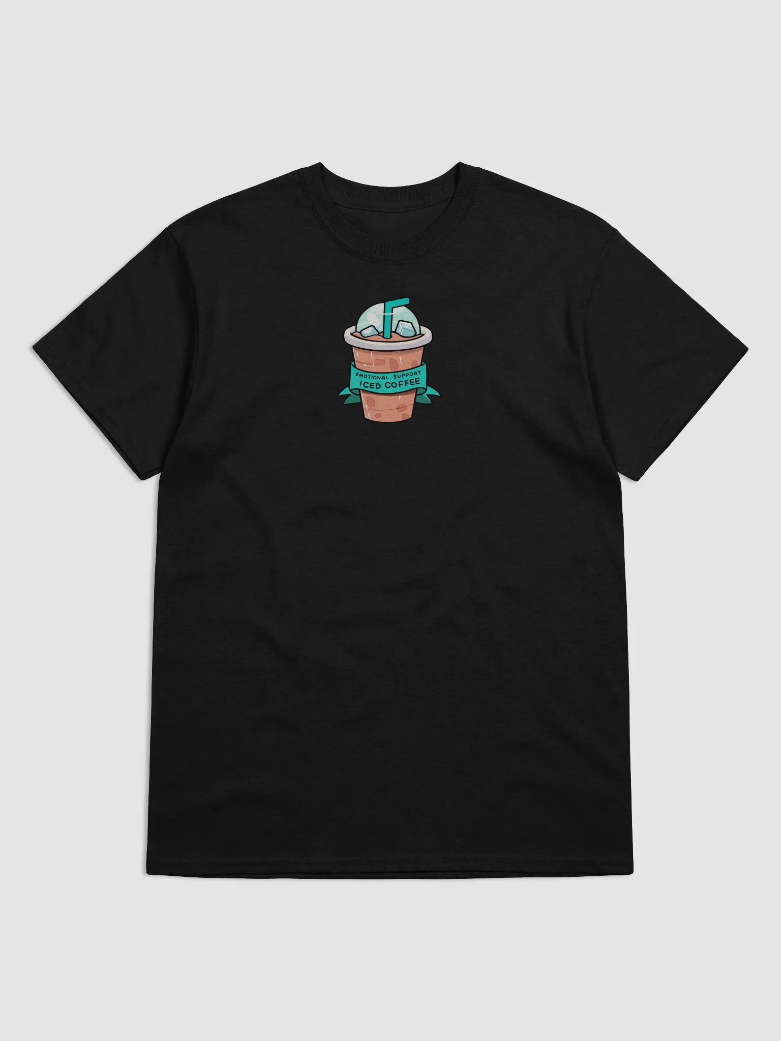 Emotional Support Iced Coffee T-Shirt product image (8)