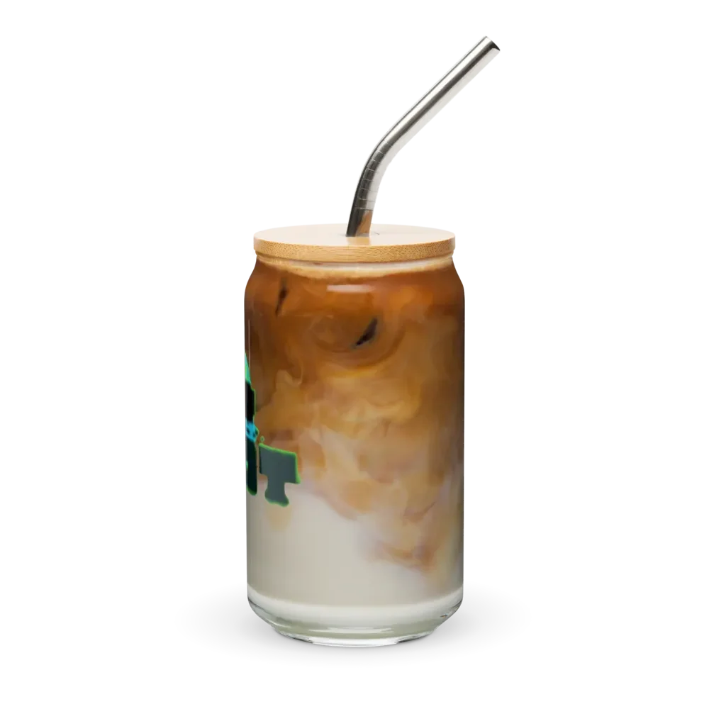 ZKOT Can Shaped Glass + Lid & Straw - Show your Support - Drinkware product image (7)