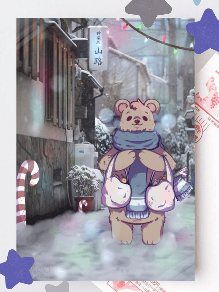 Hokkaido Bear (Postcard Print) 🐻 product image (1)