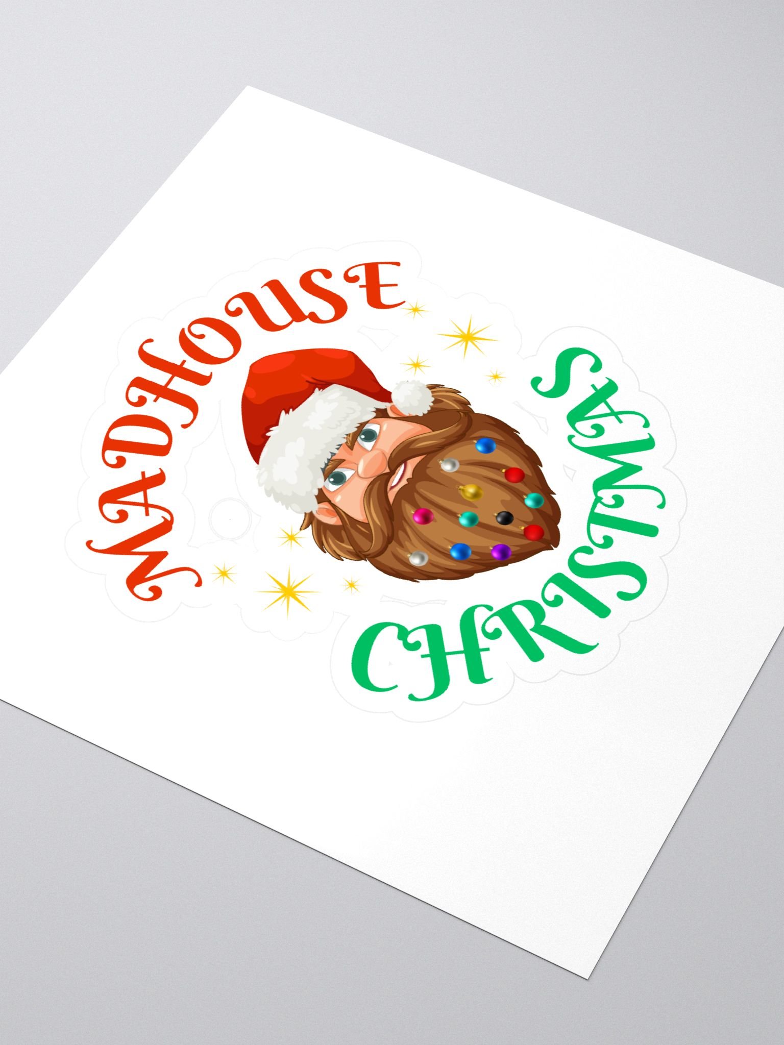 MadhouseXmasBeard - Sticker product image (3)