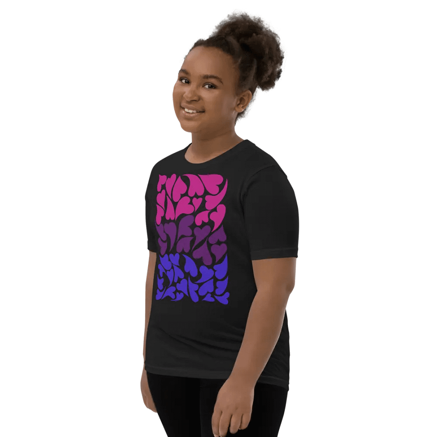 Nestled PRIDE Bisexual T-shirt (Youth) product image (14)