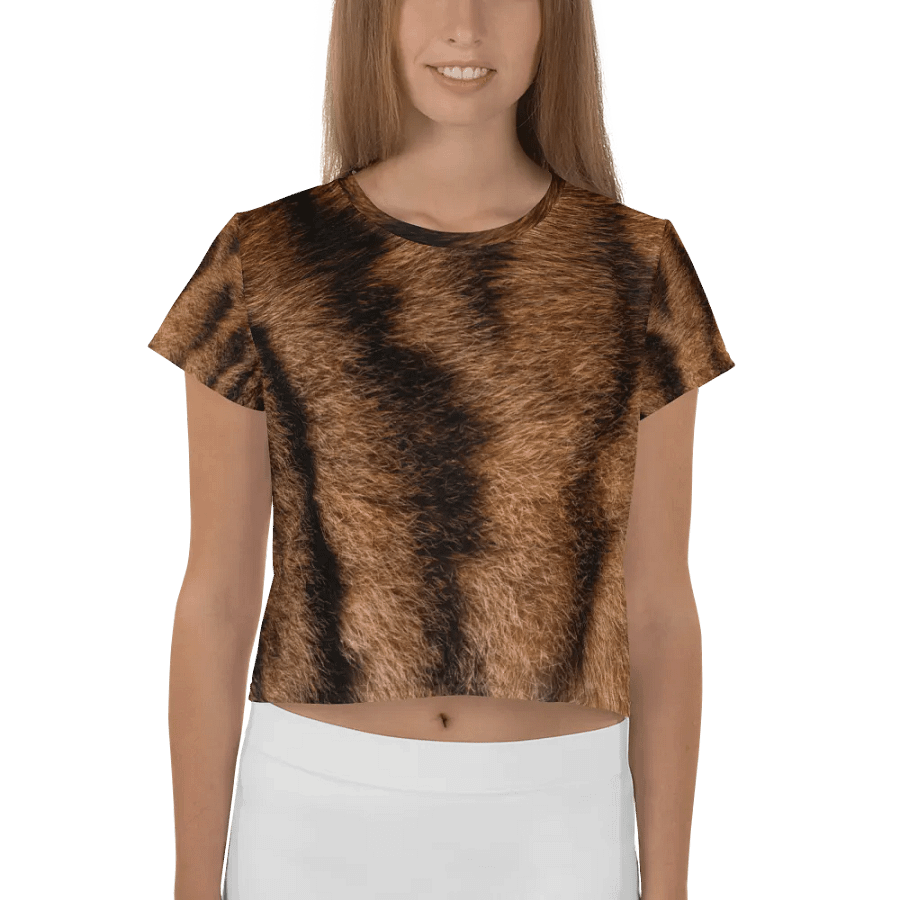Toyger Cat Crop Tee product image (1)