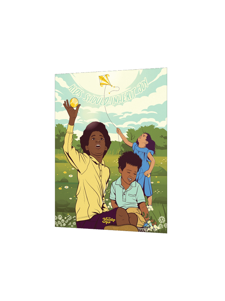 kids should inherit joy 8x10 poster product image (2)