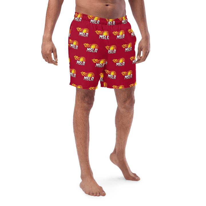 MSLA Red Swim Trunks product image (1)