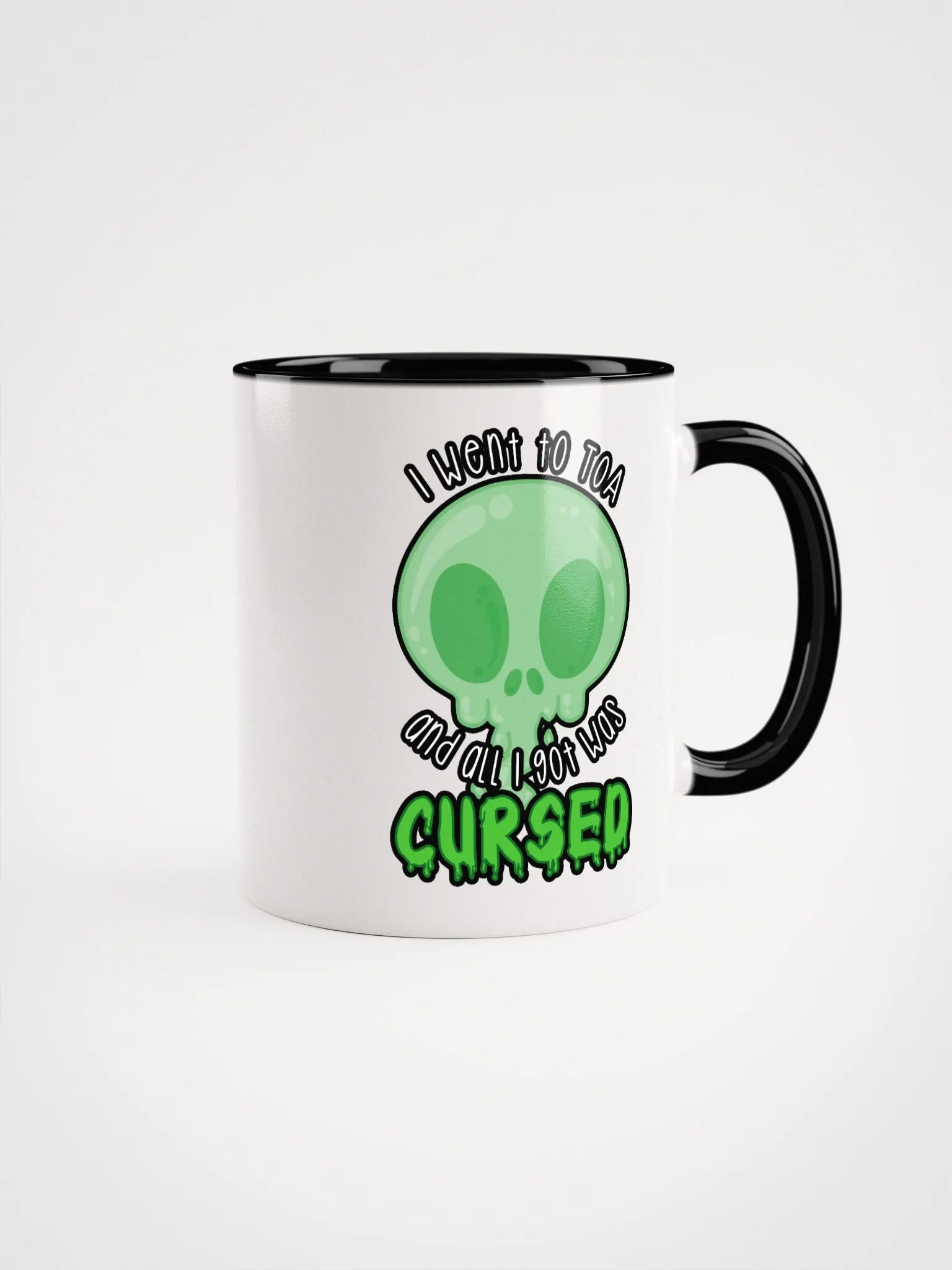 All I Got Was Cursed - Monk - Ceramic Mug w/Color product image (1)