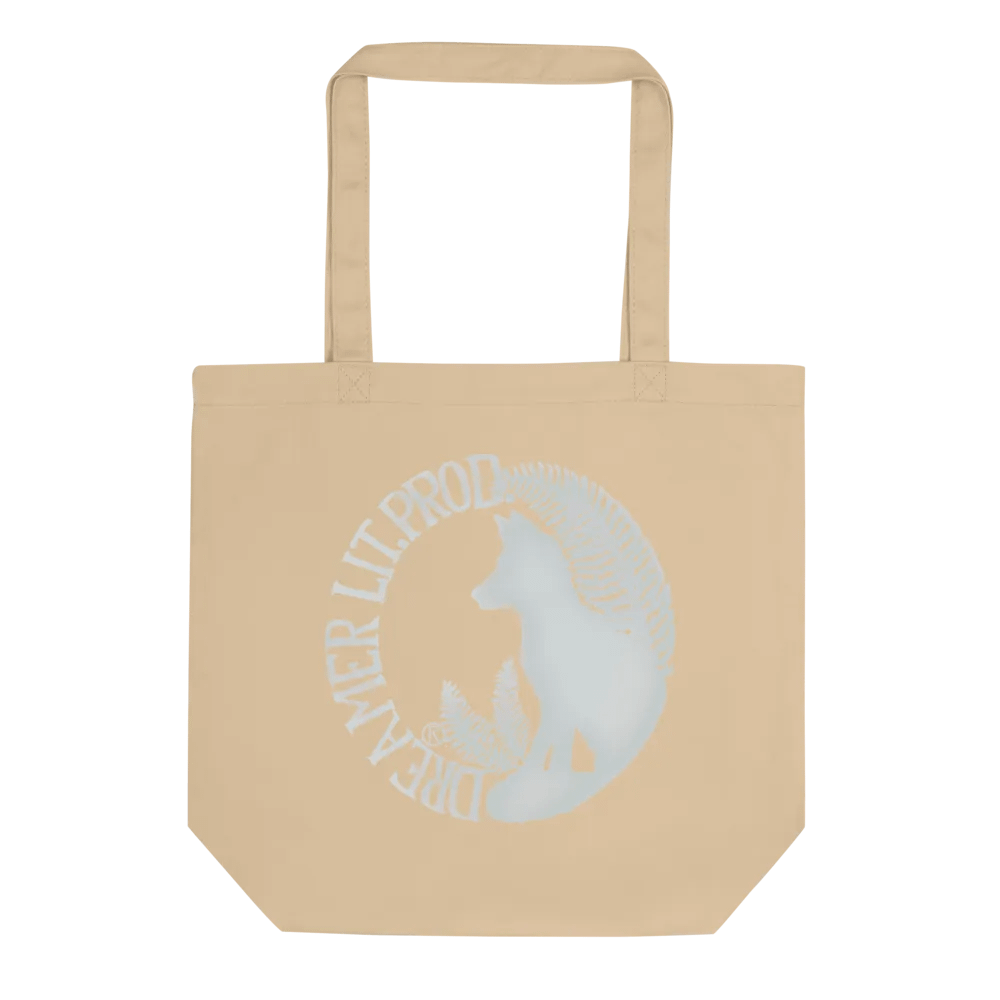Dreamer Books Tote Bag (Tan w/white logo) product image (1)