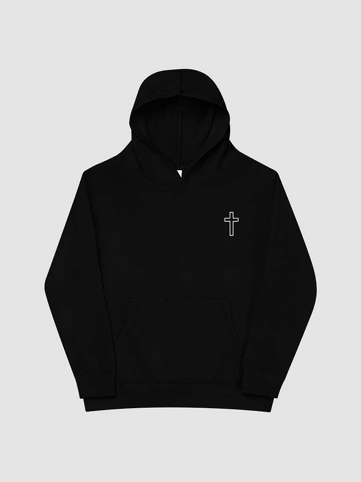 Kids Black Cross Hoodie product image (2)