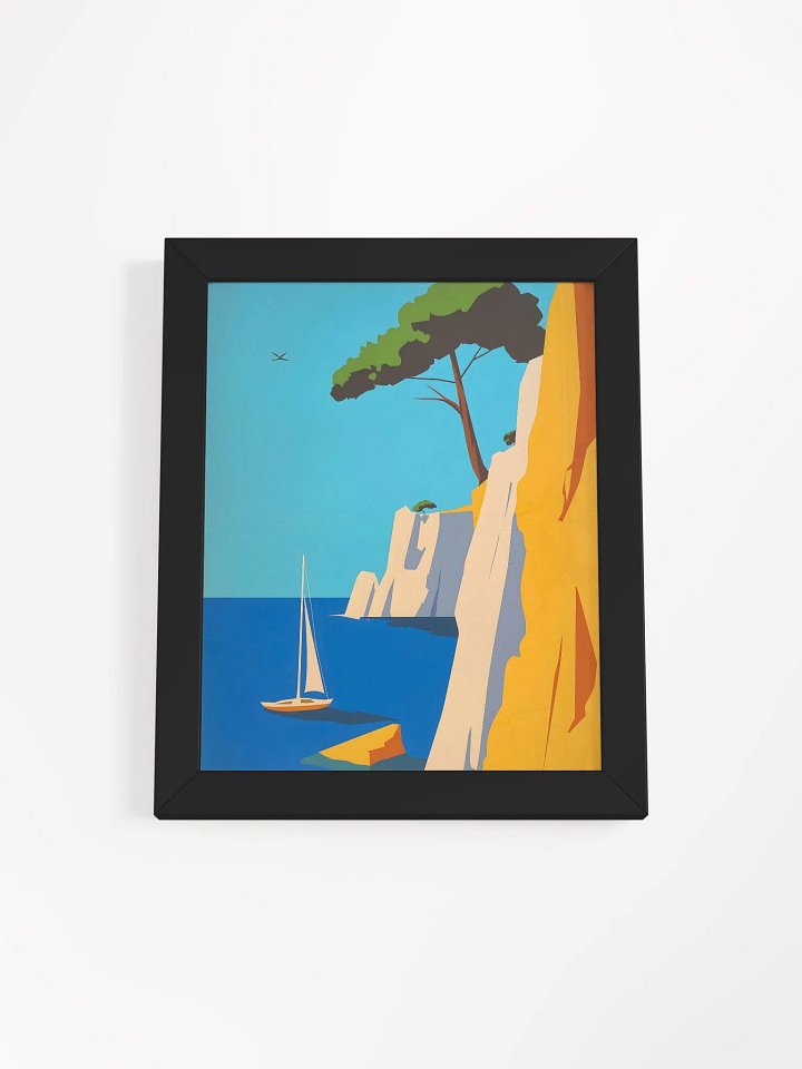 Framed Poster of a Sailboat by Yellow Cliff product image (1)