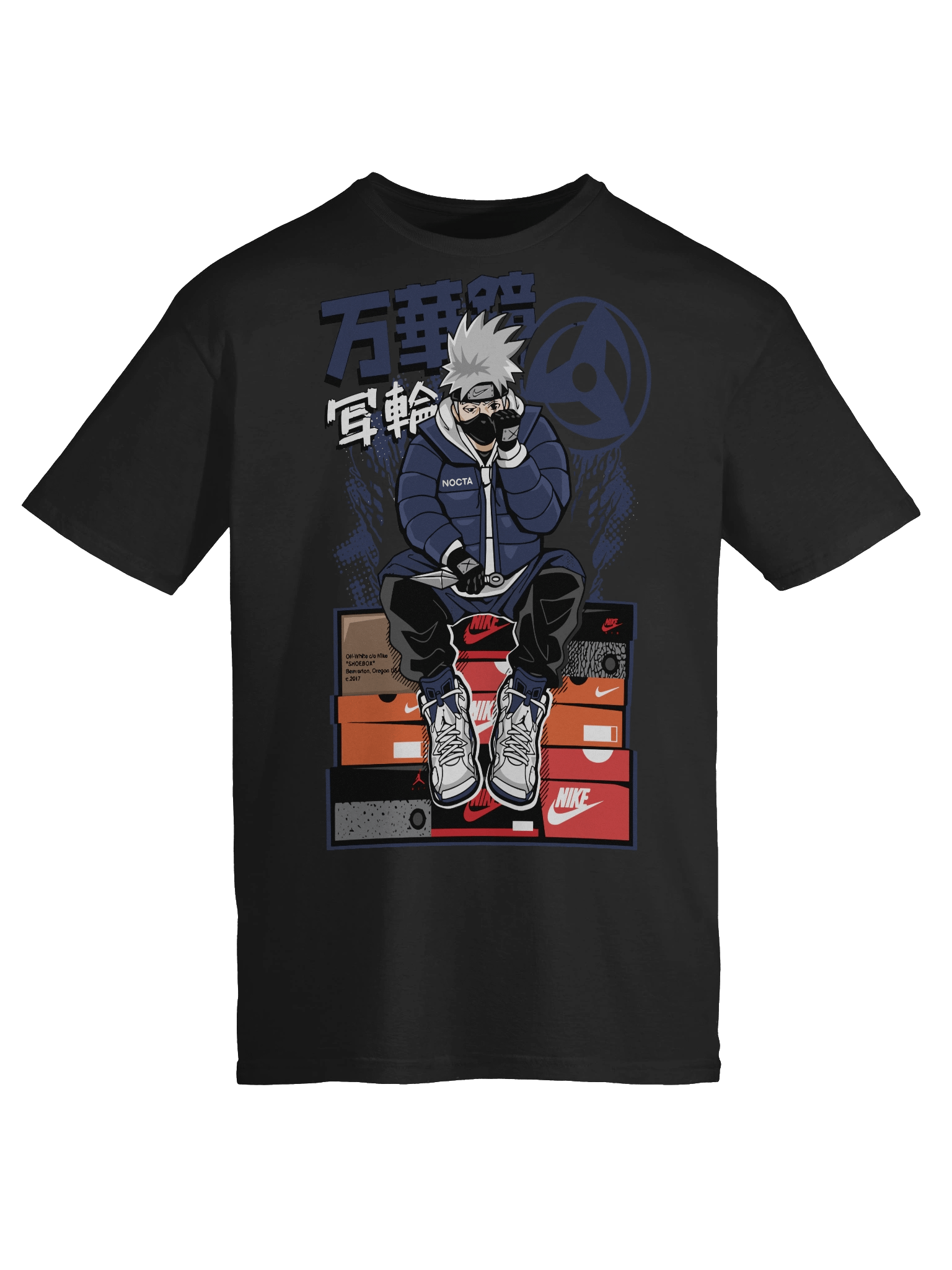 Naruto – Kakashi Hatake – Streetwear Sneaker Stack – Gildan Softstyle T-Shirt product image (6)