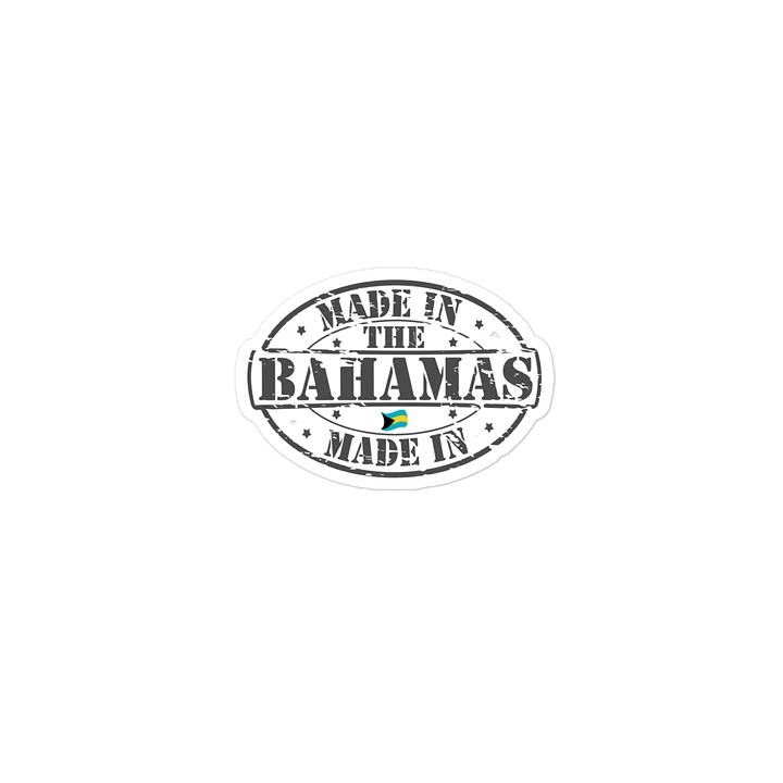 Bahamas Magnet : Made In The Bahamas Flag product image (2)