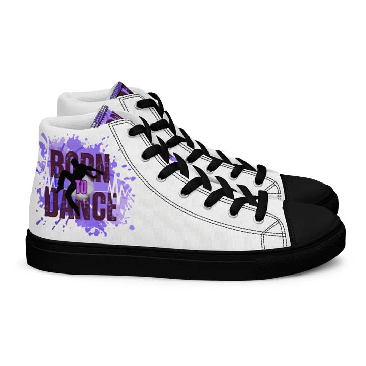 Energetic Born to Dance His Silhouette Men's High Tops product image (2)