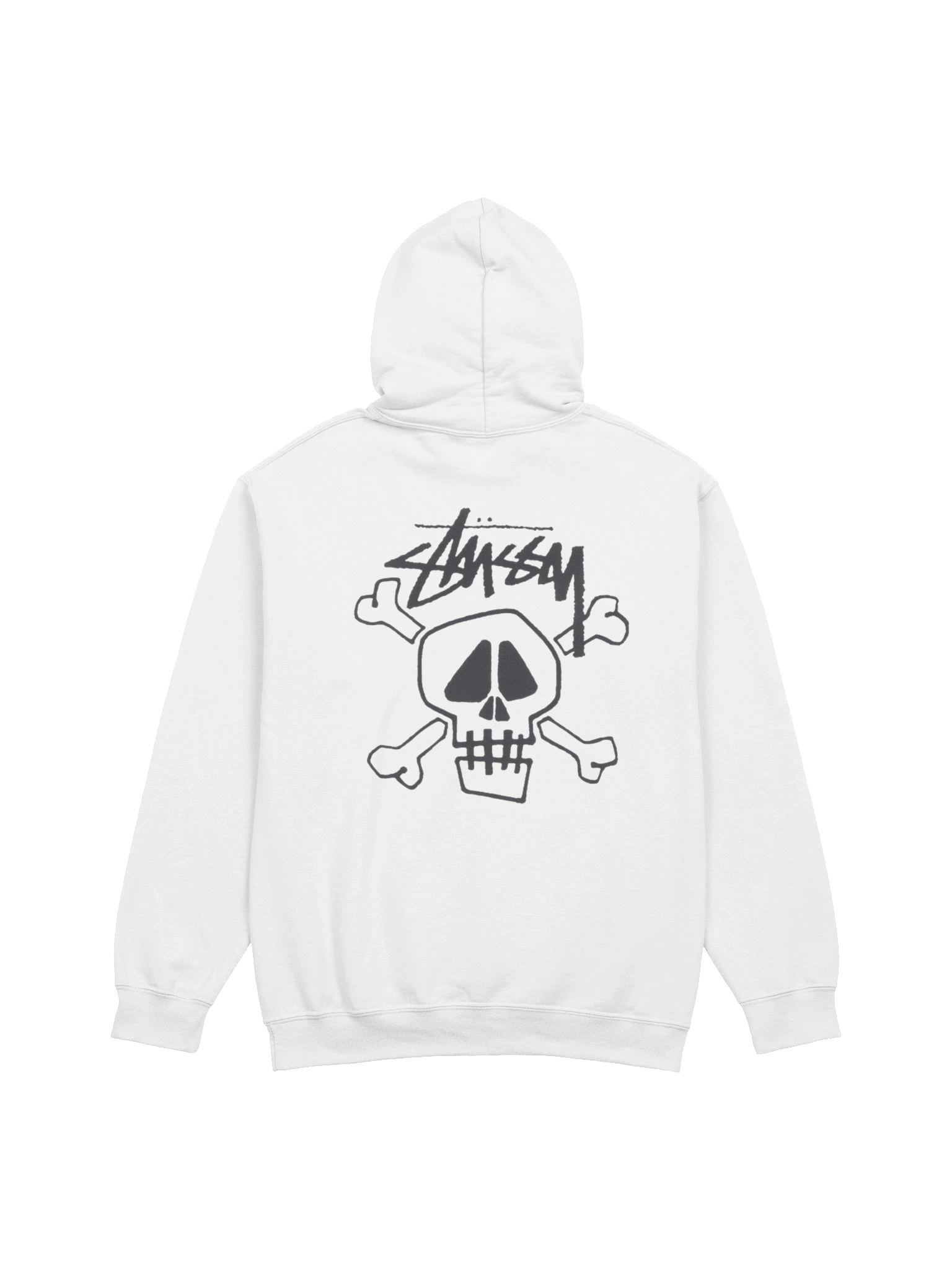 SKULL & BONES HOODIE PIGMENT DYED product image (1)