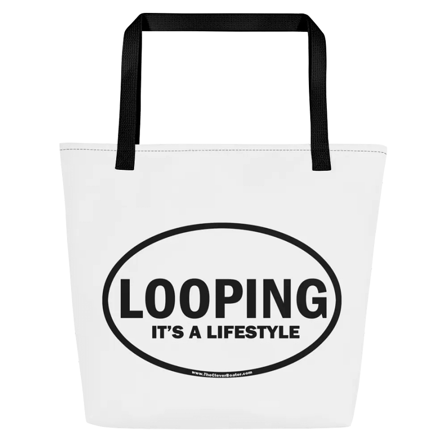 LOOPING - It's A Lifestyle - Canvas Tote product image (4)