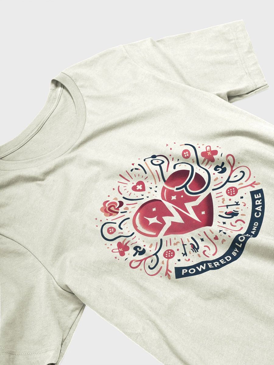 Love-Powered Geometric Heart T-Shirt product image (26)